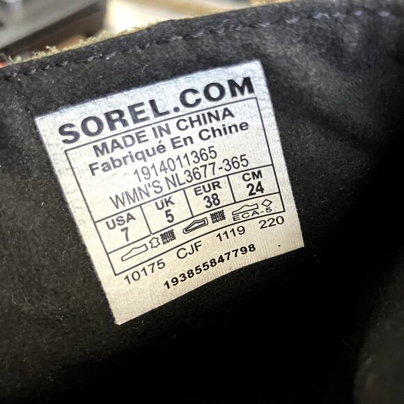 Sorel Joan of Arc Wedge Ankle Booties Gray - Picture 4 of 4